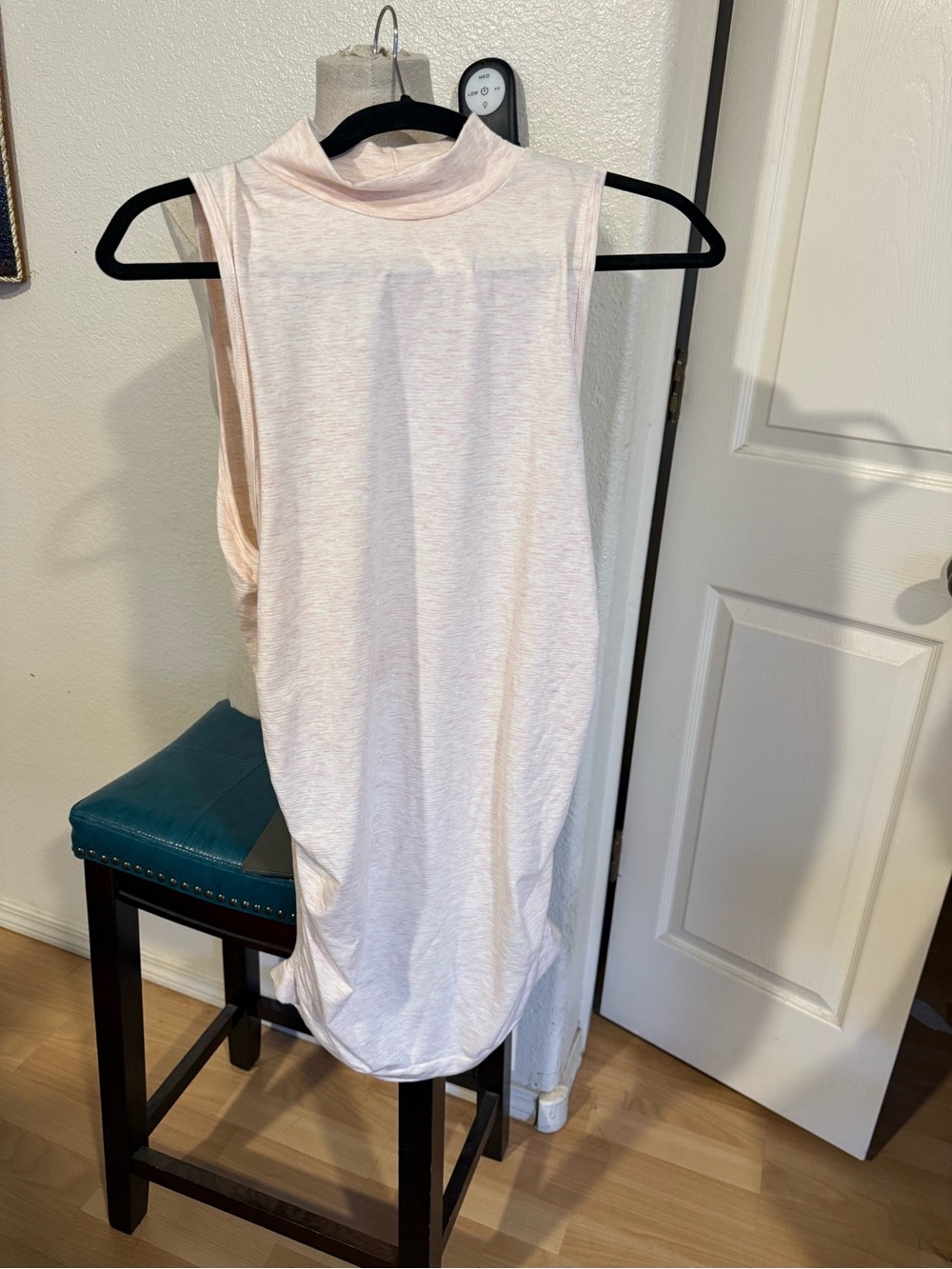 Fabletics Kathie Sleeveless High Neck- Light Pink